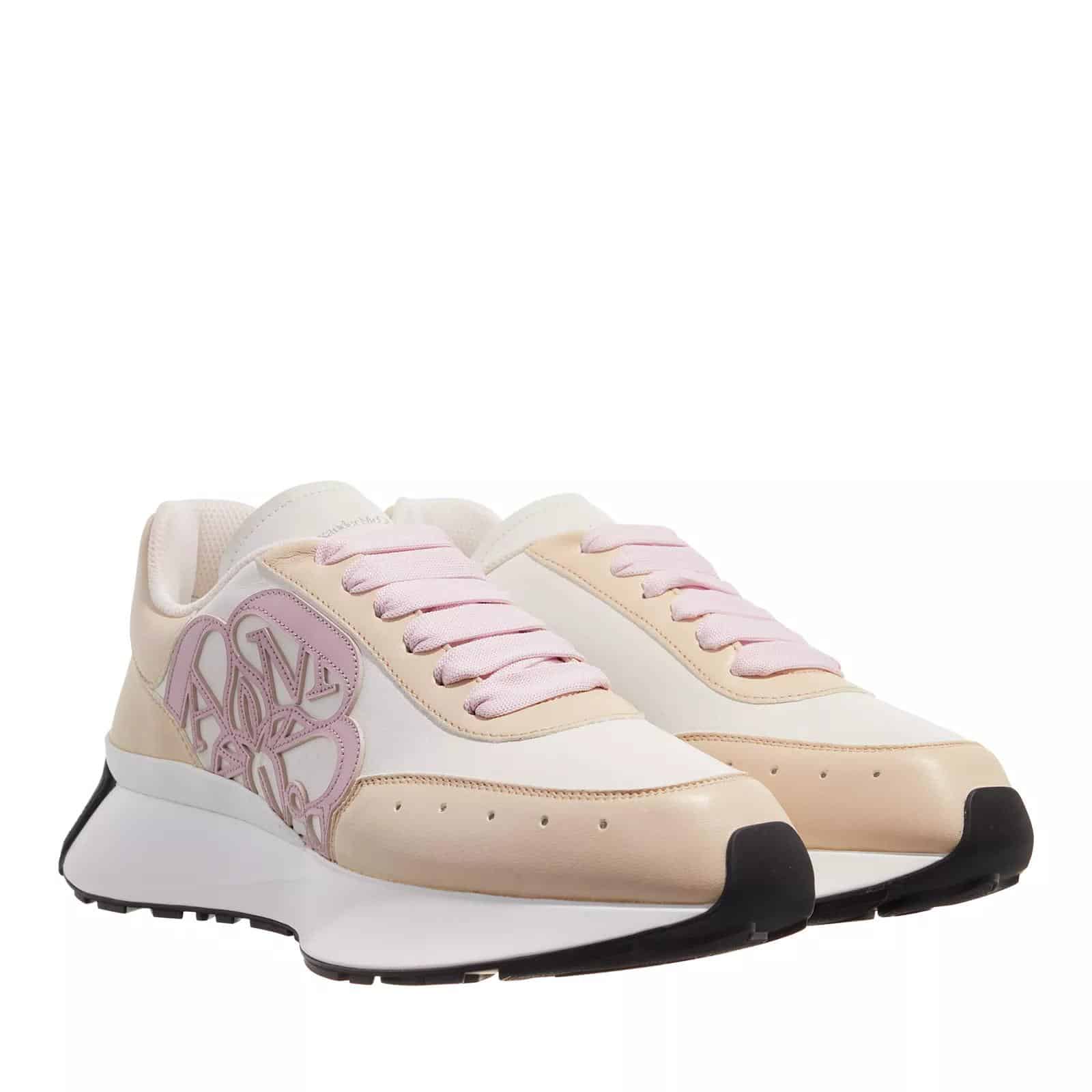 Alexander McQueen Sneakers - Sneaker AMQ Emblem in crème