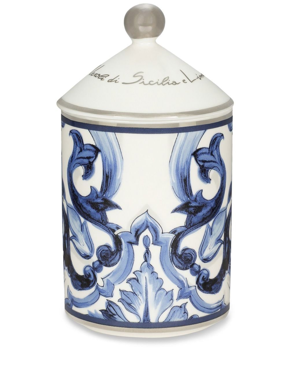 Dolce & Gabbana Geurkaars met abstracte print - Blauw