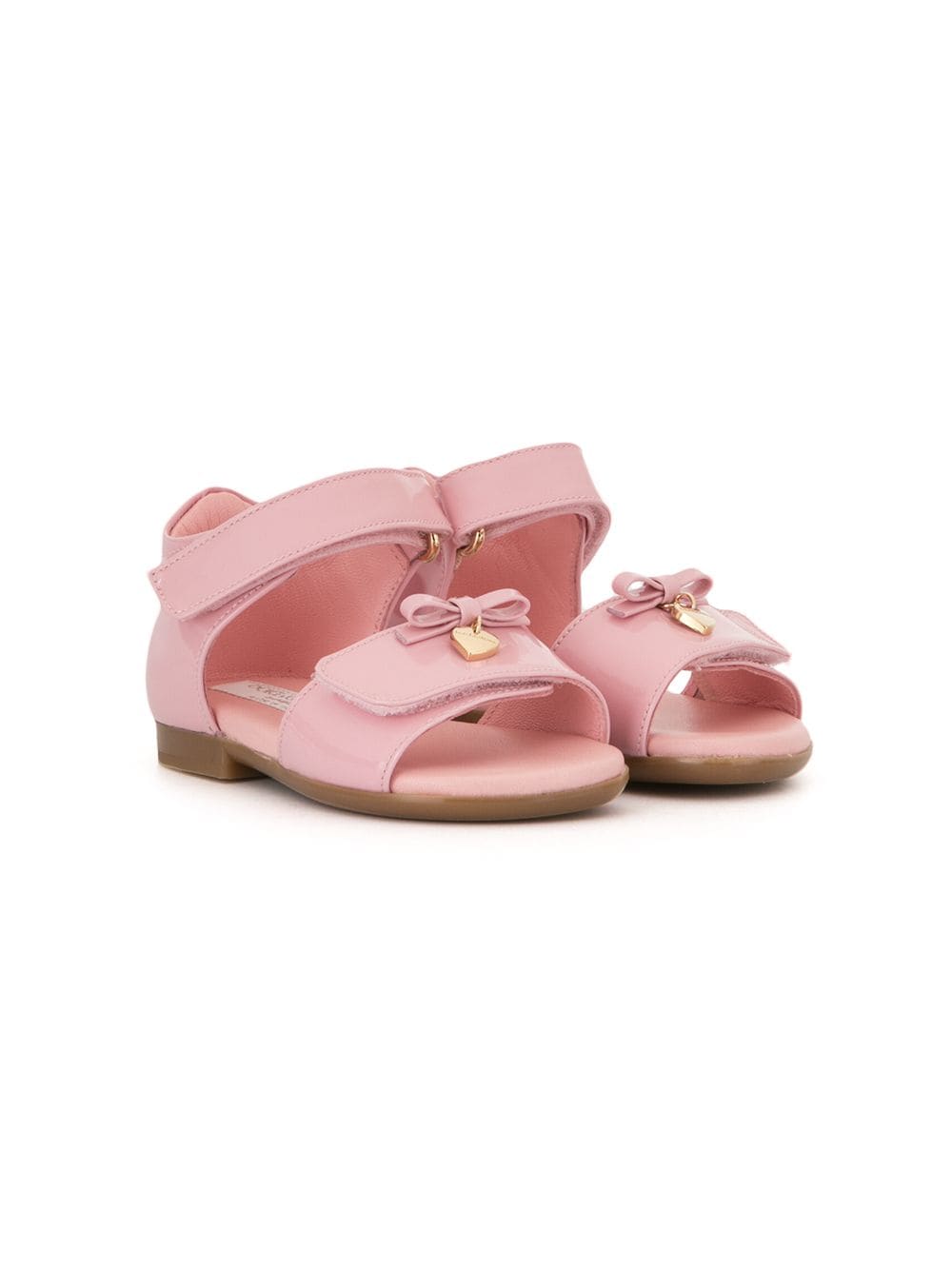 Dolce & Gabbana Kids Sandalen met strik - Roze