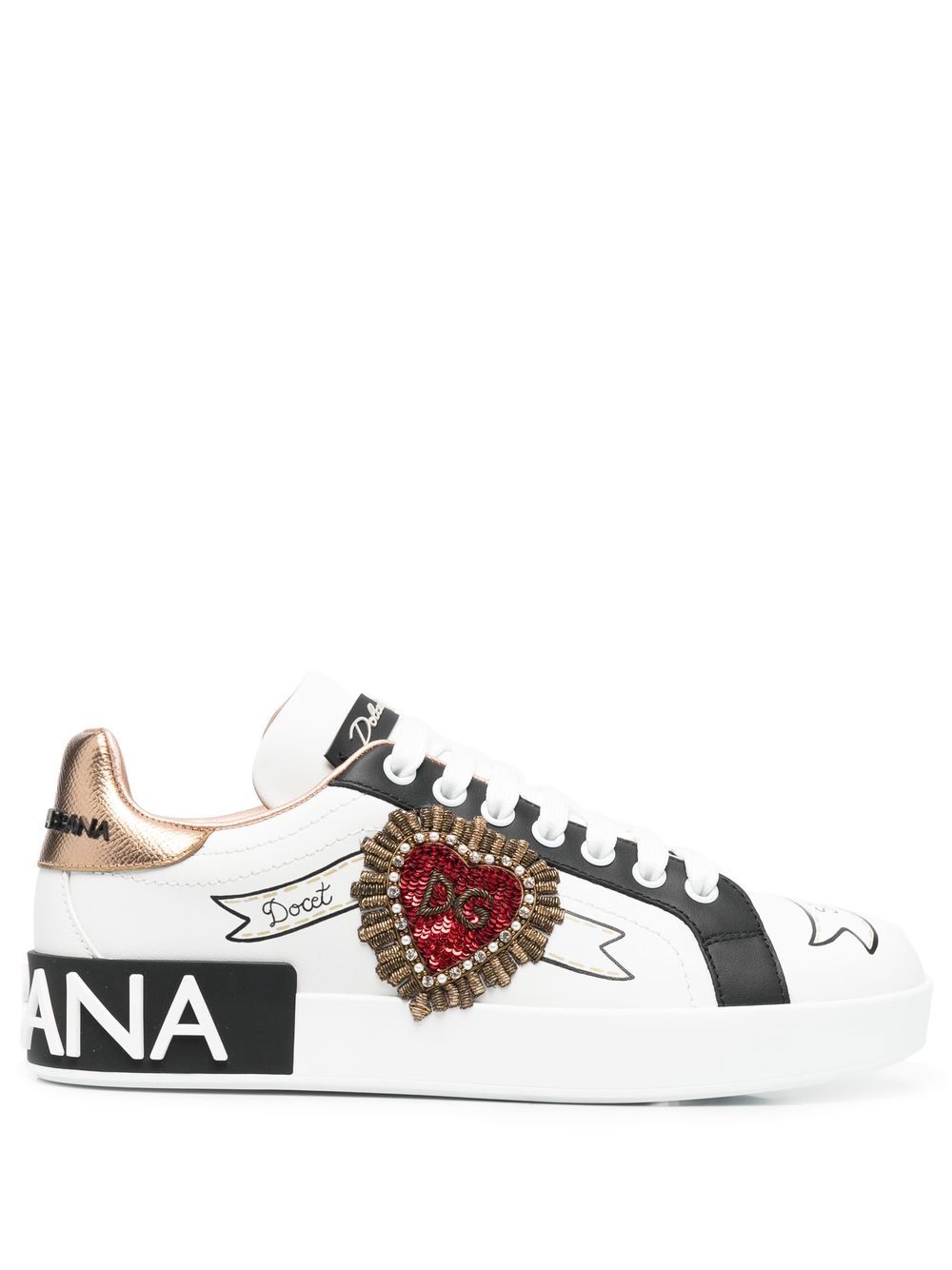 Dolce & Gabbana Portofino sneakers - Wit