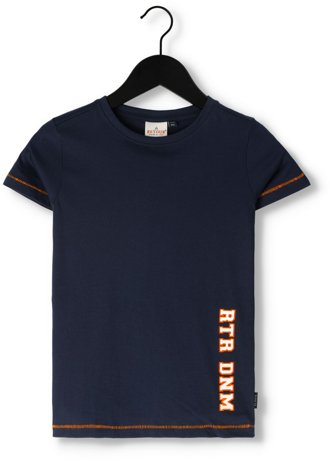 Donkerblauwe Retour T-shirt Italo