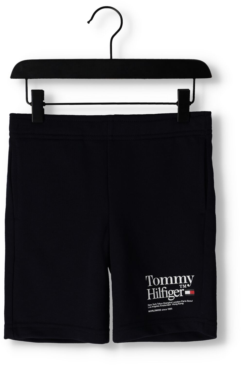 Donkerblauwe Tommy Hilfiger Korte Broek Timeless Tommy Sweatshorts