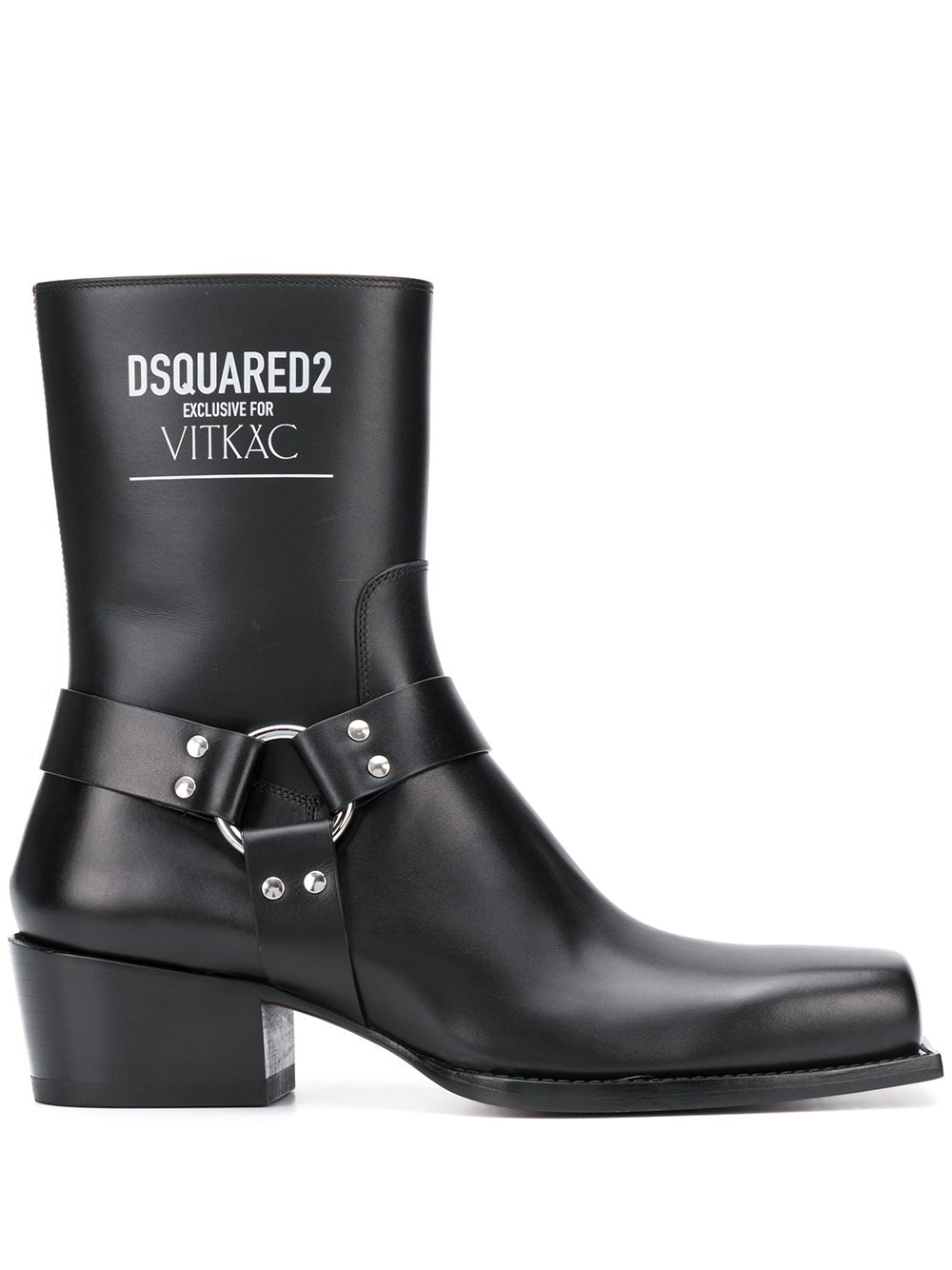 Dsquared2 Exclusive for Vitkac enkellaarzen - Zwart