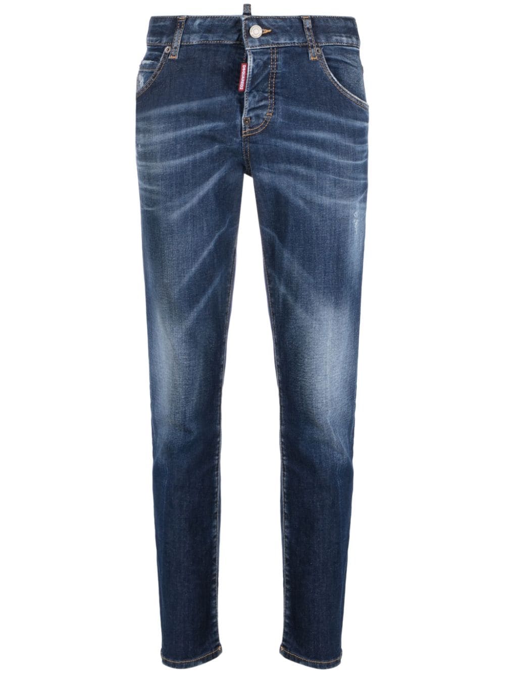 Dsquared2 Jeans met logopatch - Blauw