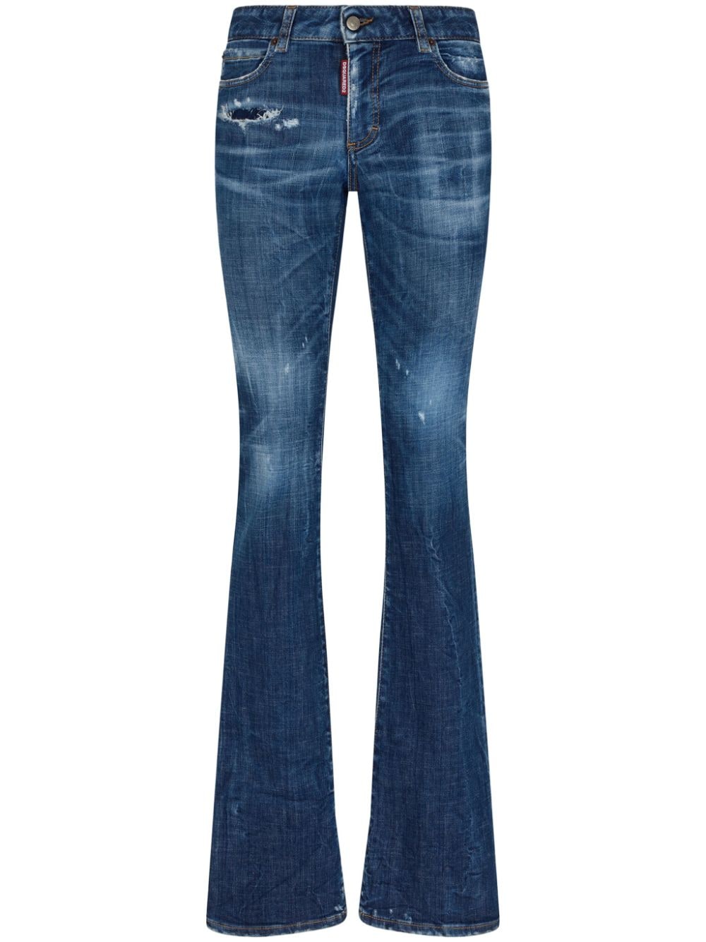 Dsquared2 Jeans met logopatch - Blauw