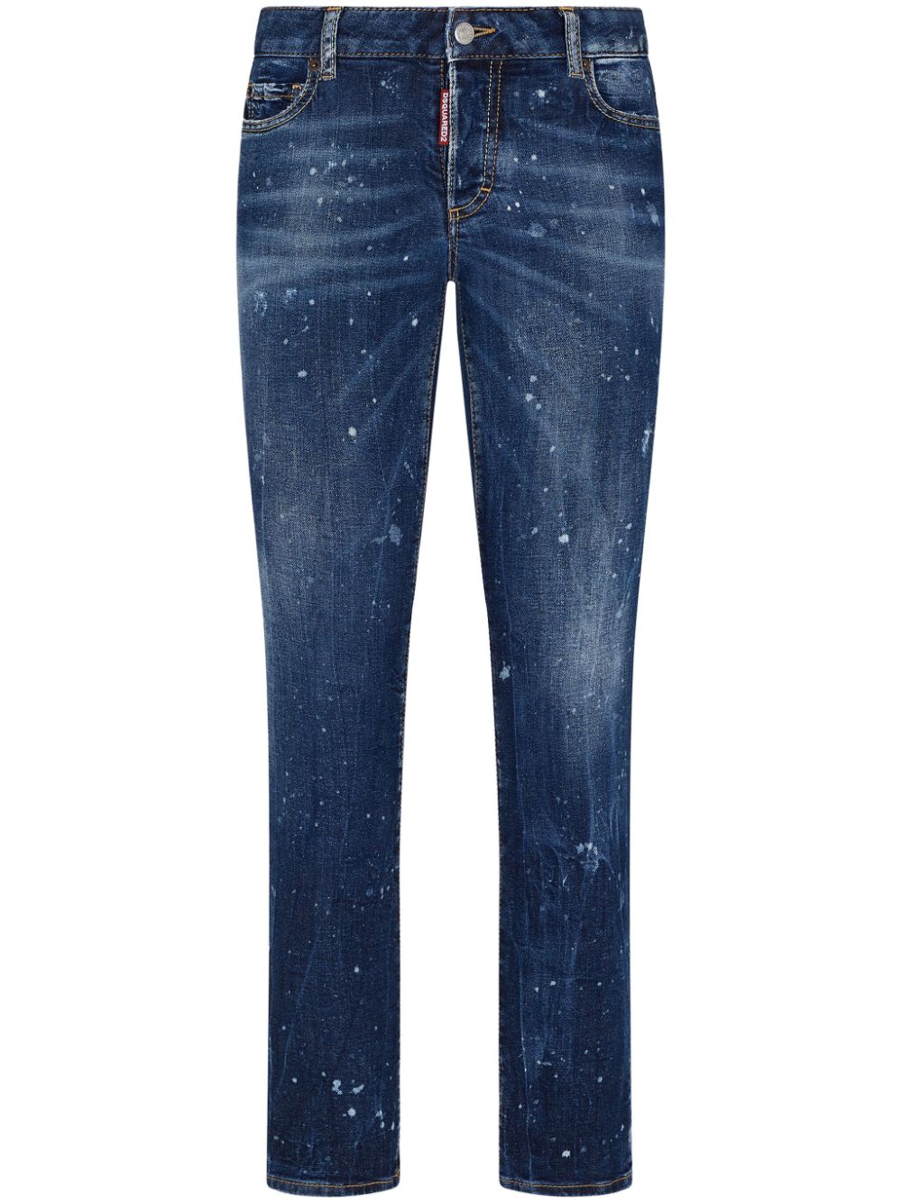 Dsquared2 Jeans met verfspatten - Blauw