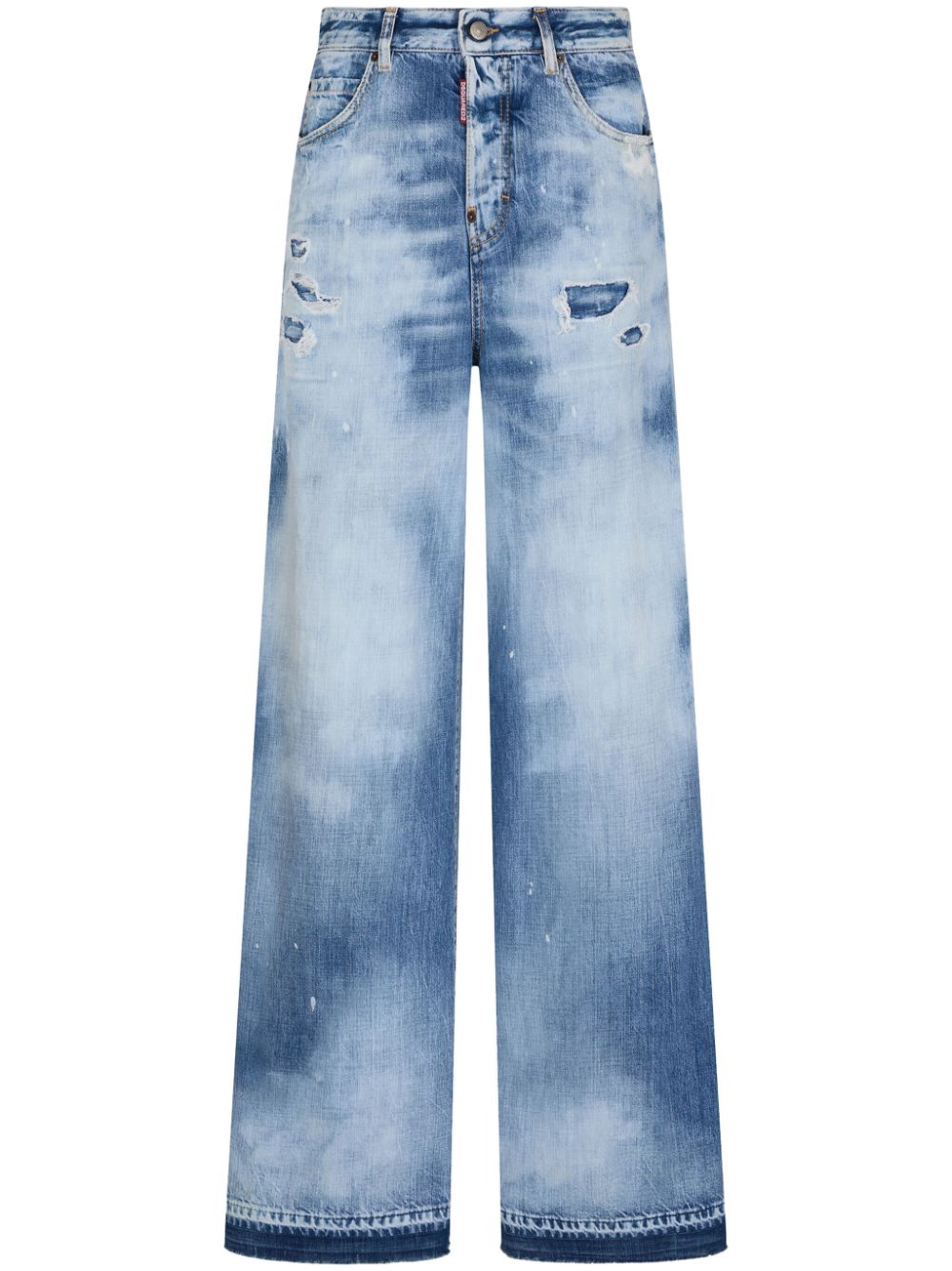 Dsquared2 Jeans met wijde pijpen - Blauw