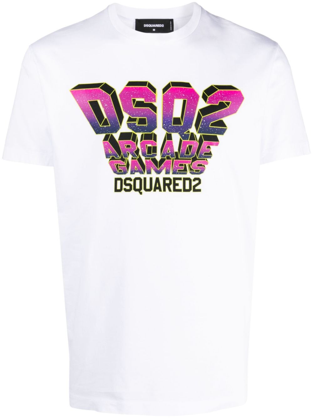 Dsquared2 T-shirt met logoprint - Wit