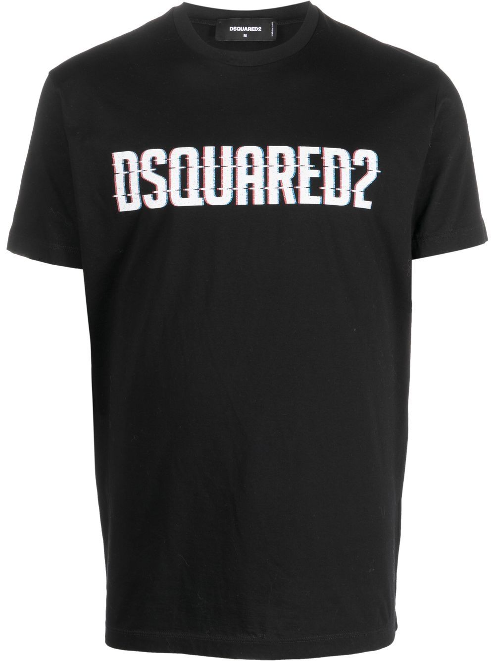 Dsquared2 logo-print cotton T-shirt - Zwart