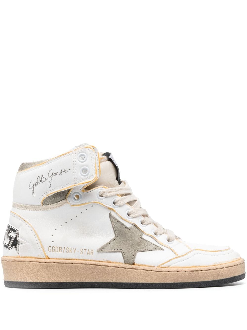 Golden Goose Sky-Star high-top sneakers - Wit