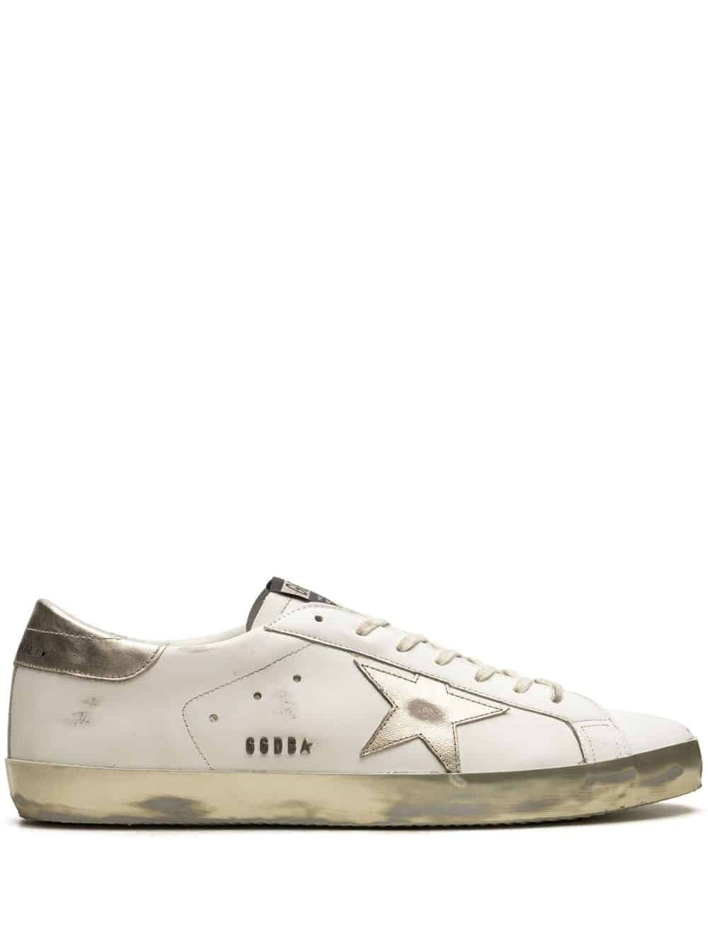 Golden Goose "Super-Star Classic ""White/Black"" sneakers" - Wit