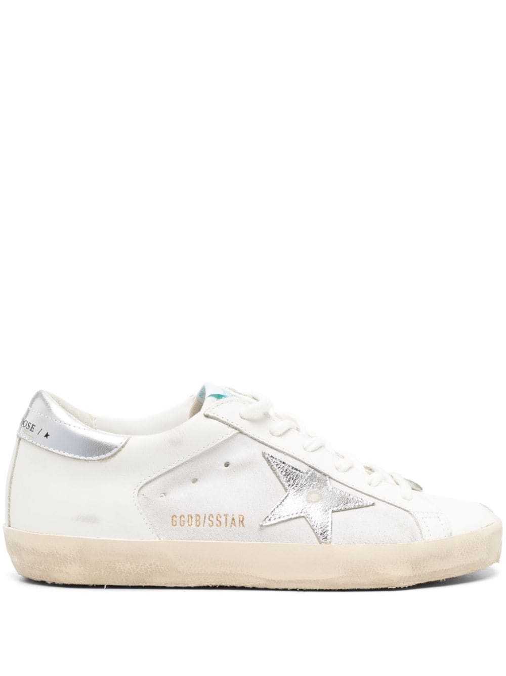 Golden Goose Super-Star leren sneakers - Wit