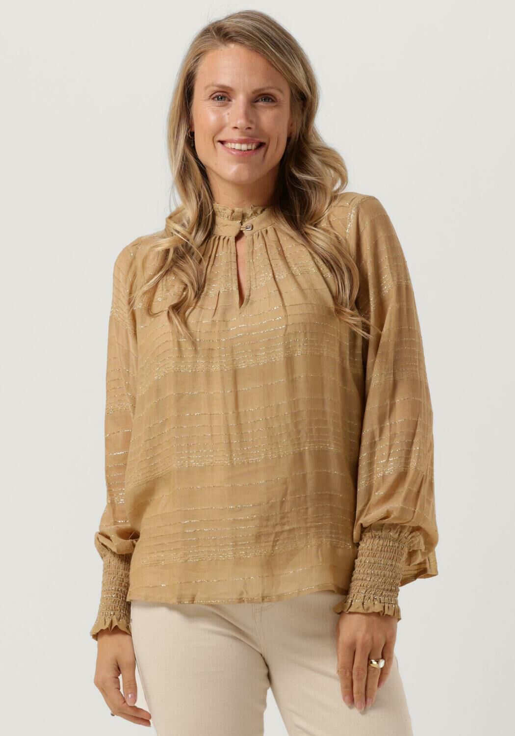 Gouden Mos Mosh Blouse Macha Lurex Ls Blouse