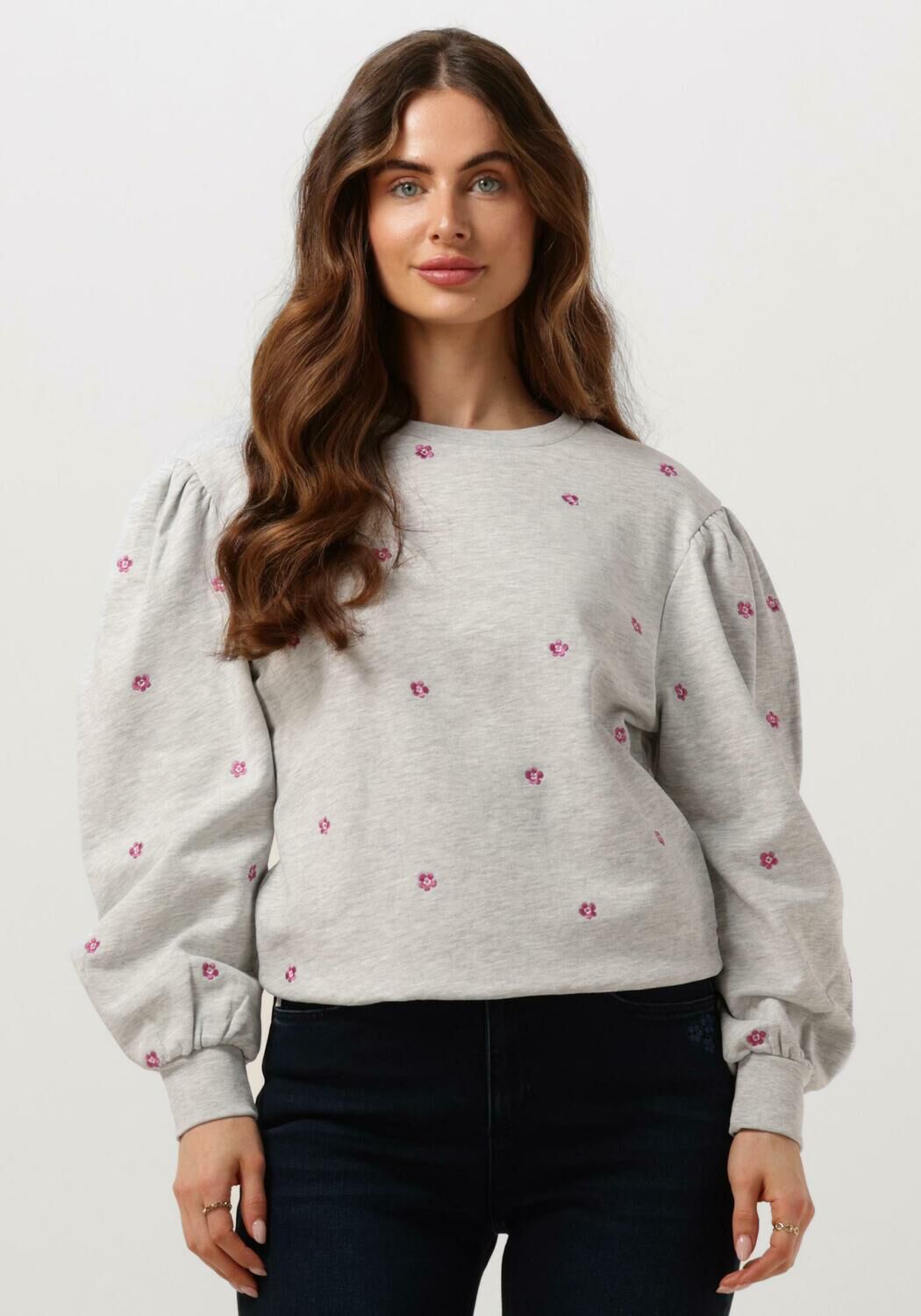 Grijze Fabienne Chapot Trui Lin Sweater