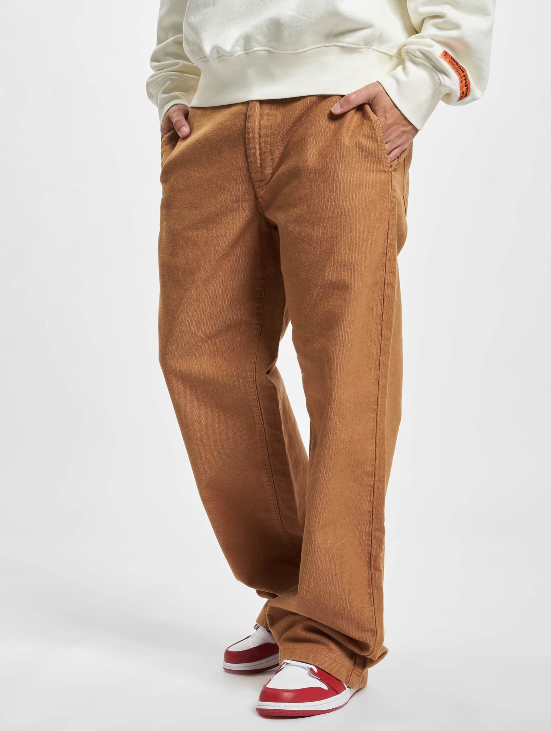 Heron Preston Canvas Chino Mannen op kleur bruin, Maat L