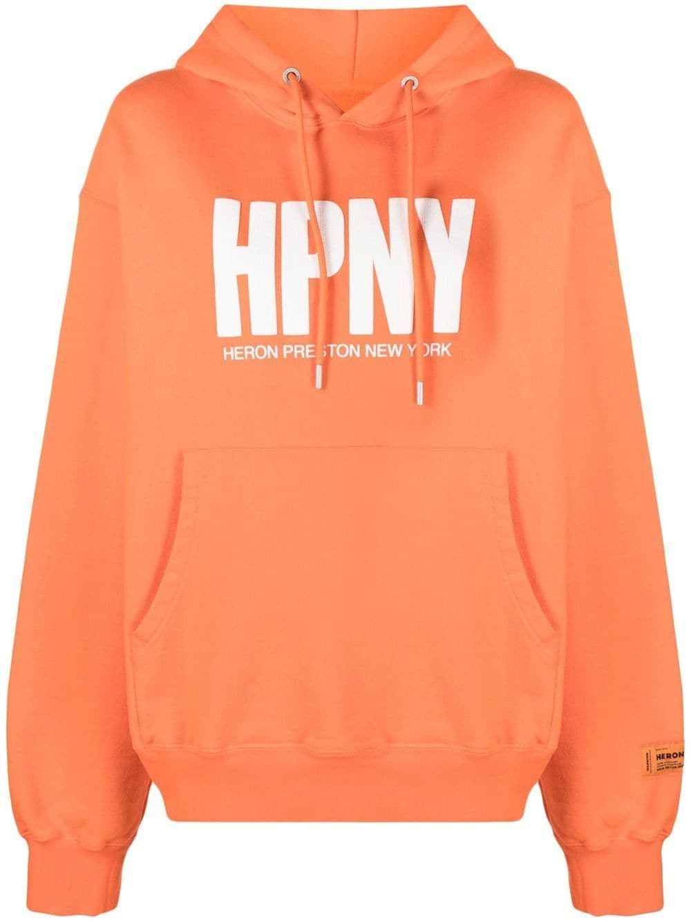 Heron Preston Hoodie met trekkoord - Oranje