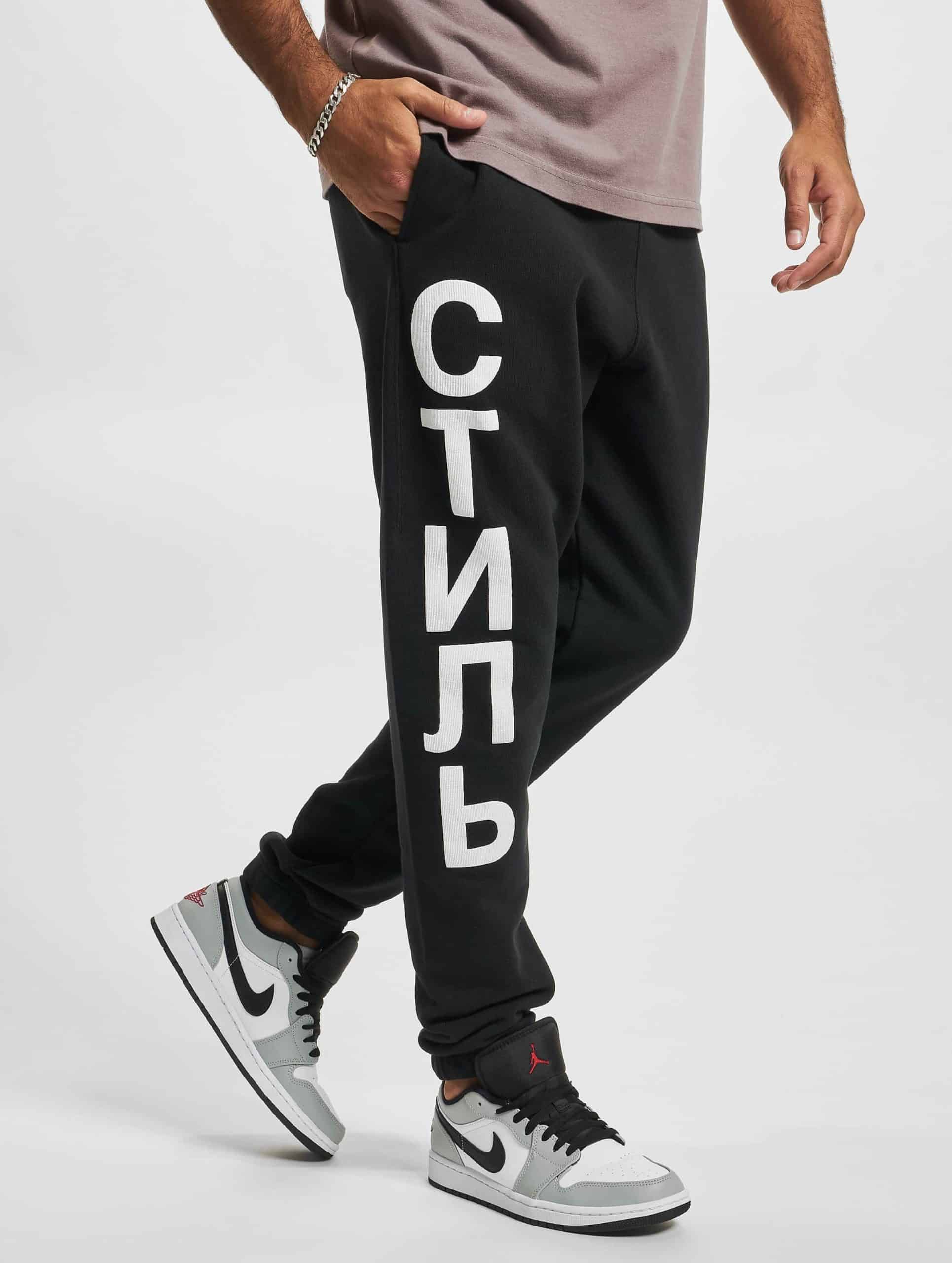 Heron Preston NF CTN MB Short Leg Sweat Pant Mannen op kleur zwart, Maat L