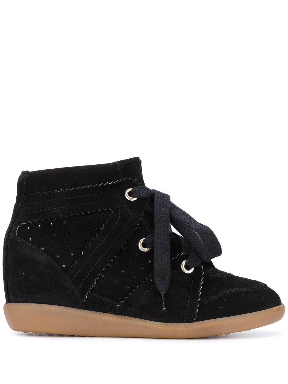 ISABEL MARANT Bobby wedge sneakers - Zwart