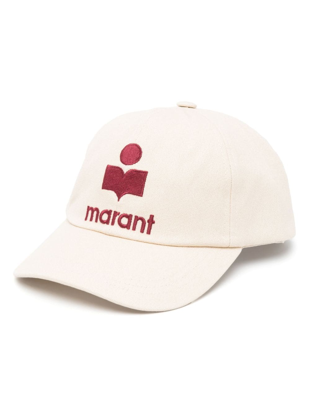 ISABEL MARANT Pet met geborduurd logo - Beige