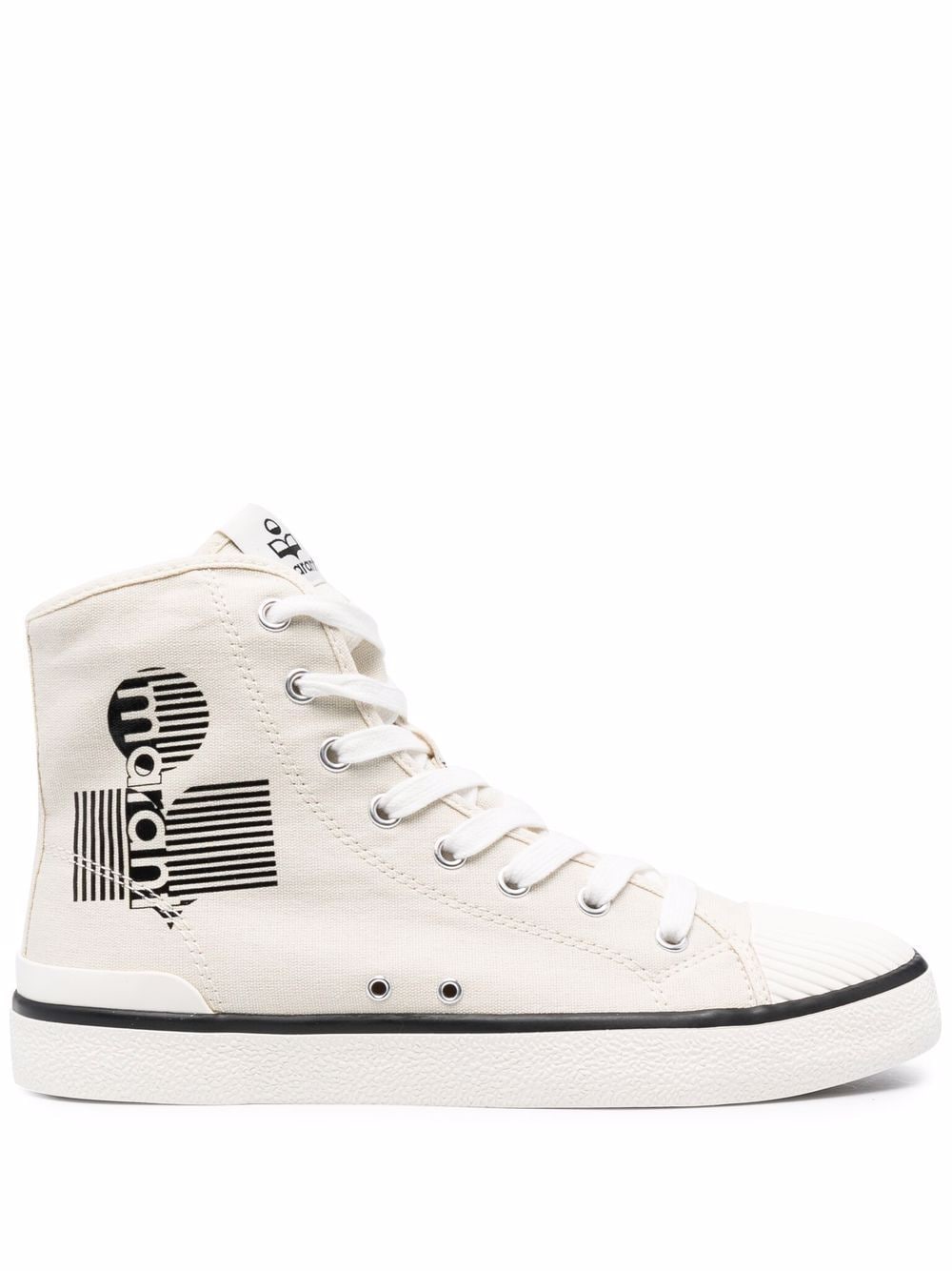 ISABEL MARANT Sneakers met logoprint - Beige