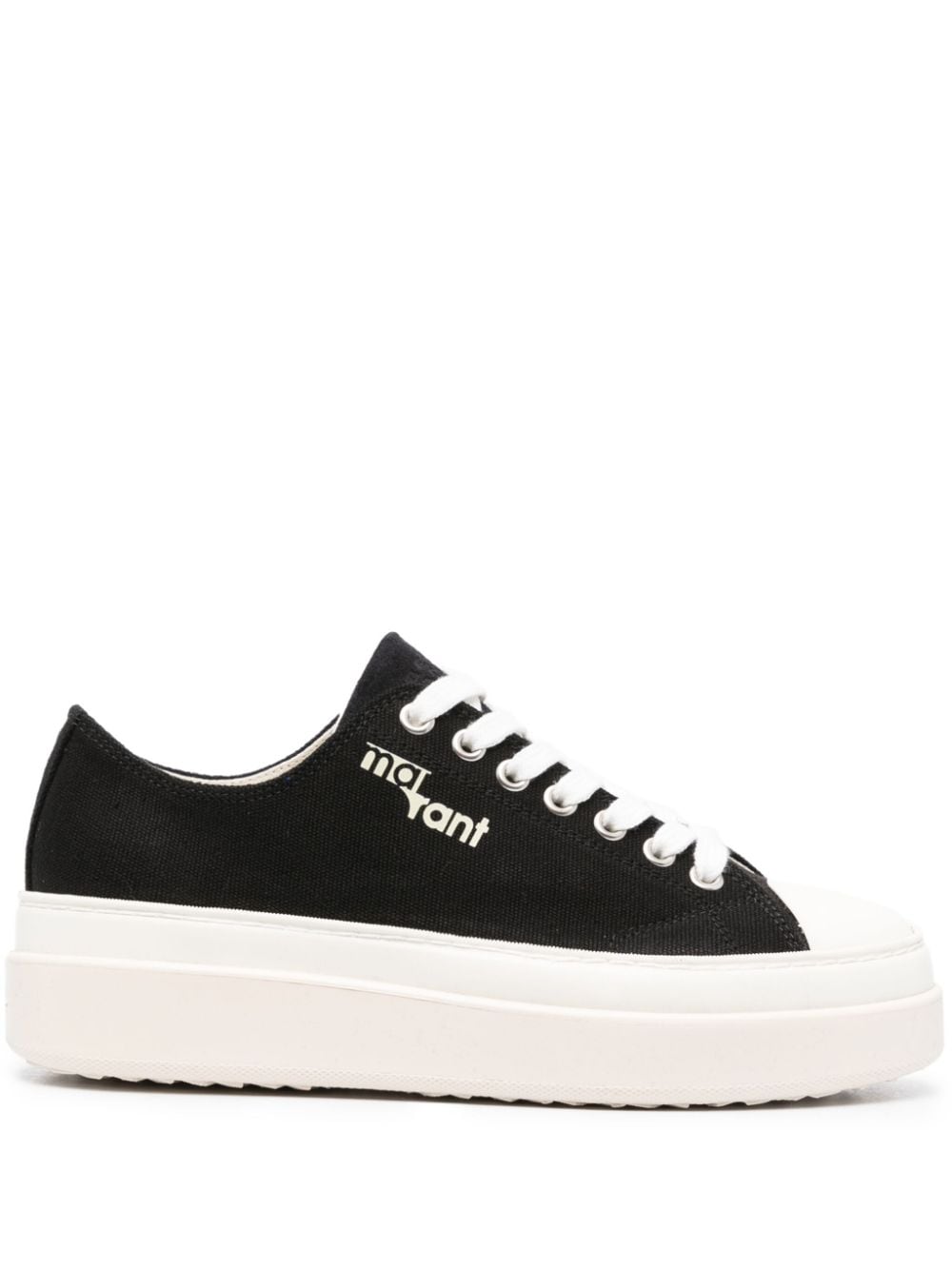 ISABEL MARANT Sneakers met logoprint - Zwart