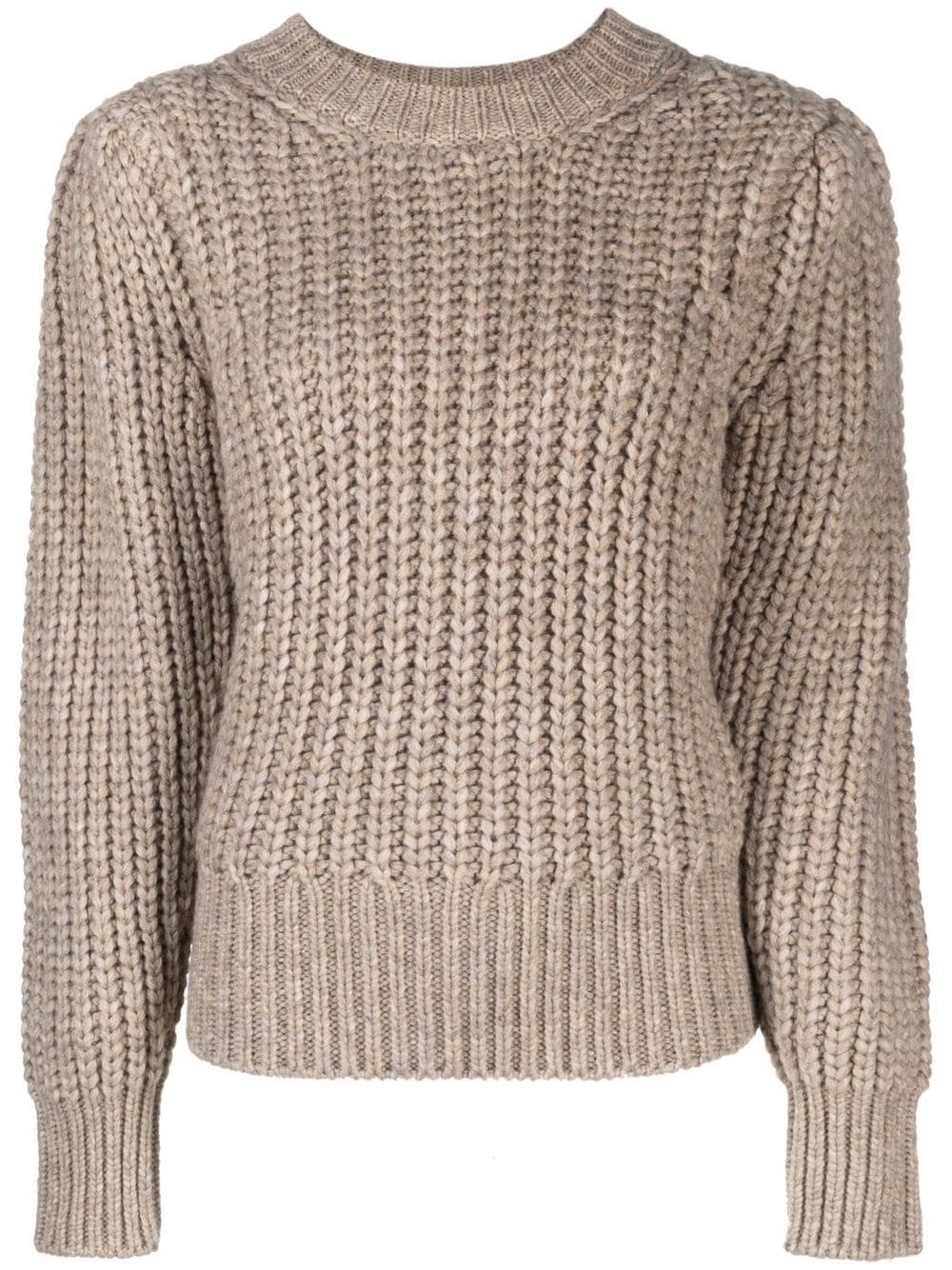 ISABEL MARANT Trui met pofmouwen - Beige