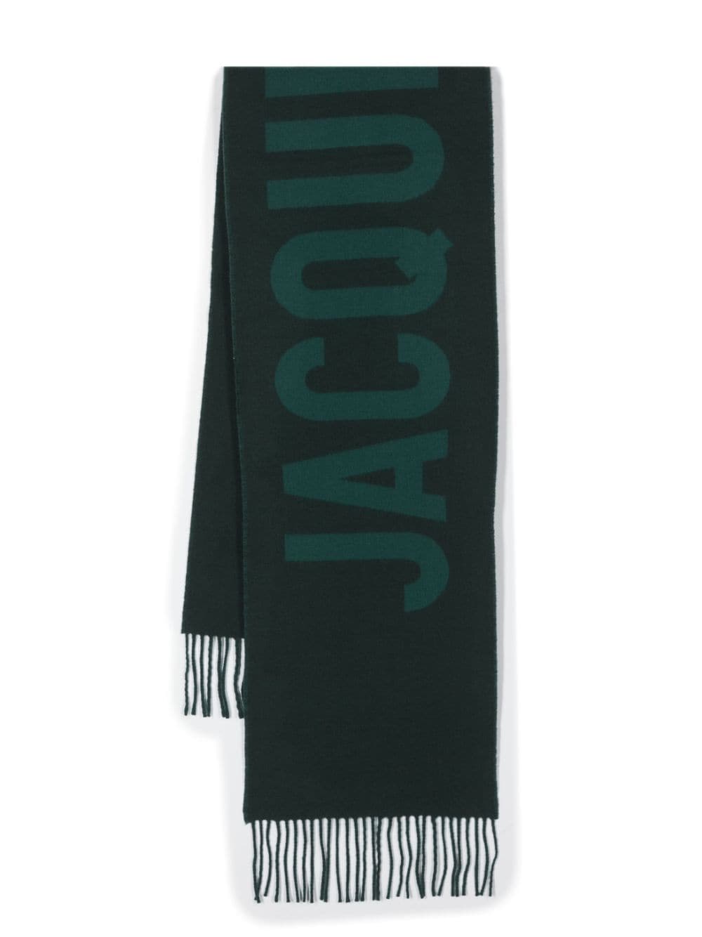 Jacquemus Sjaal met logo jacquard - Groen