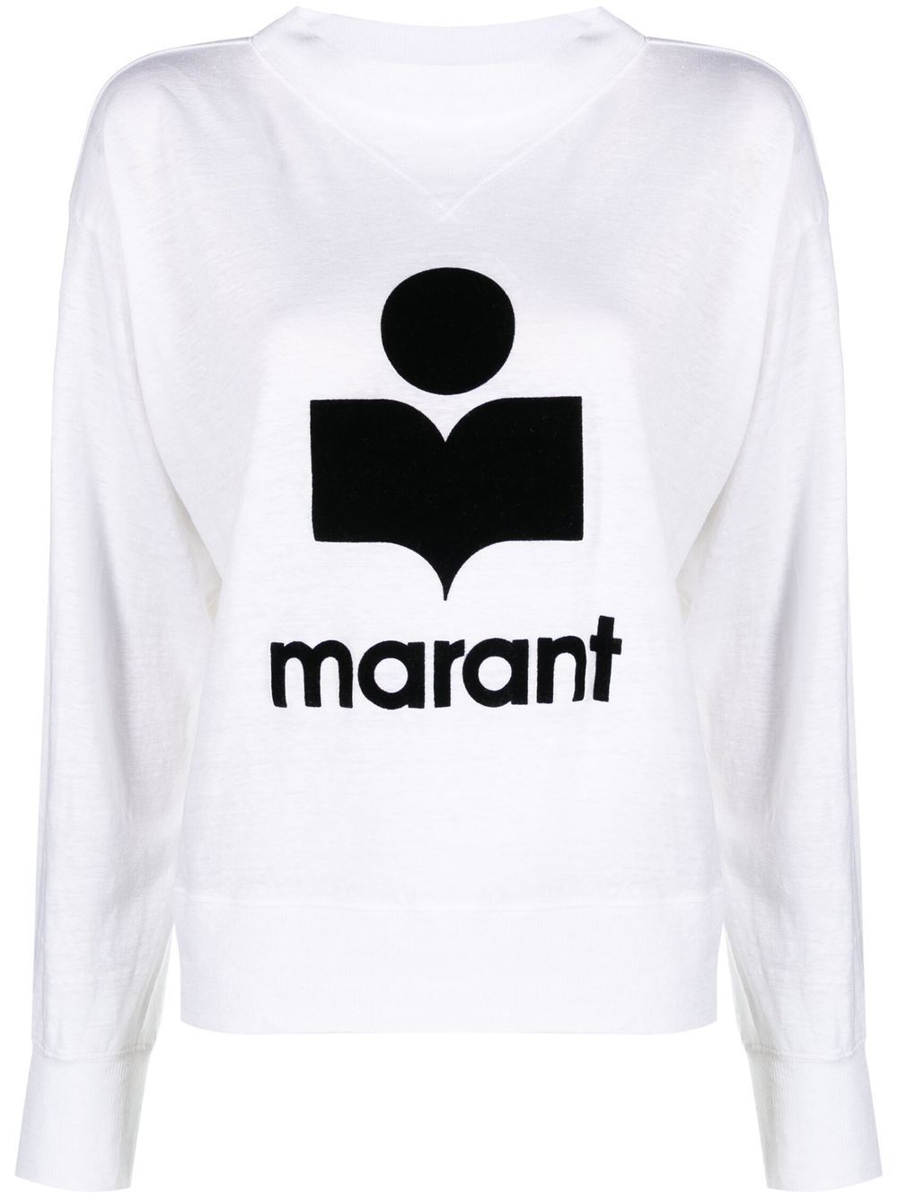 MARANT ÉTOILE Sweater met logoprint - Wit