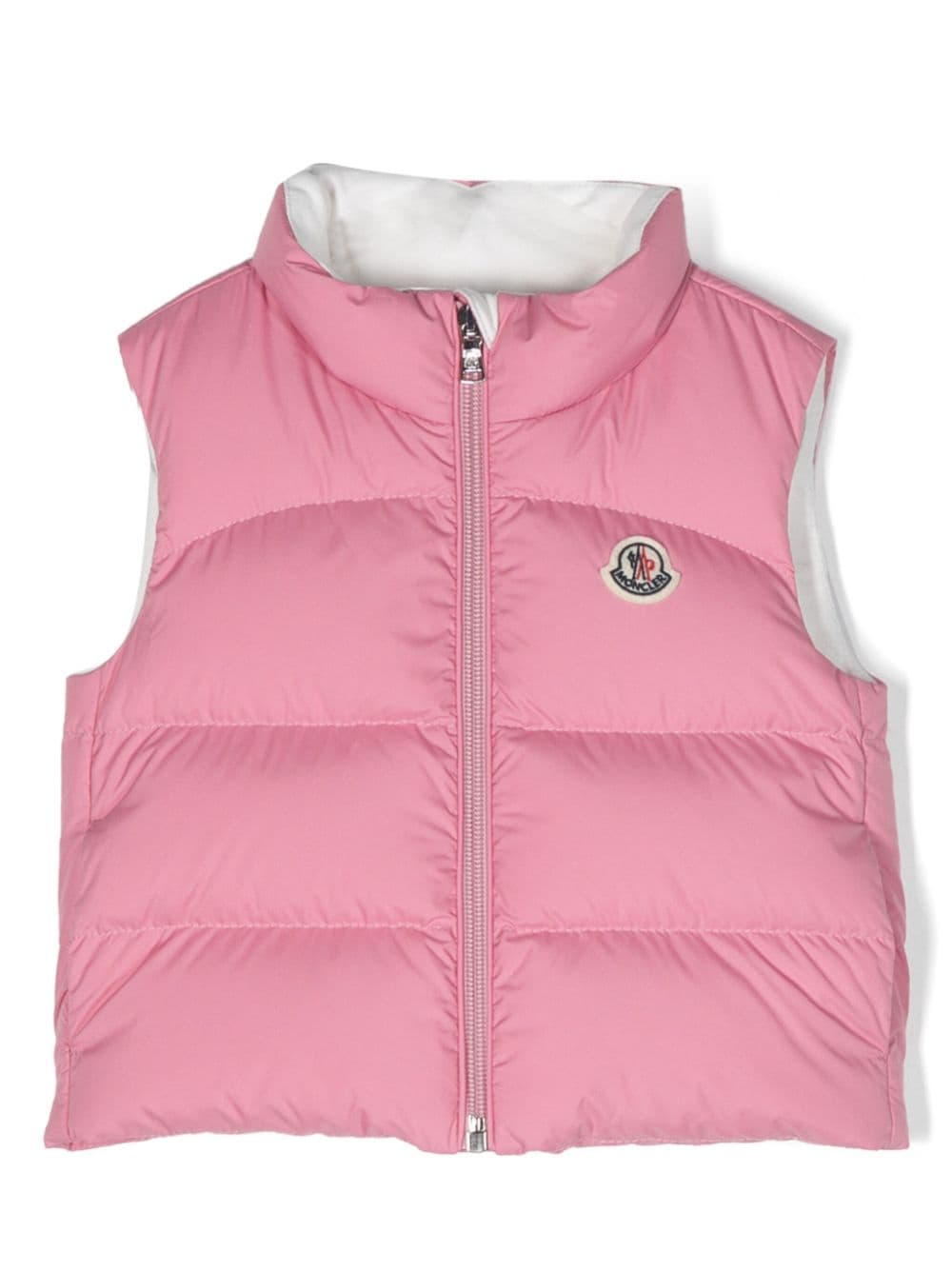 Moncler Enfant Bodywarmer met logopatch - Roze