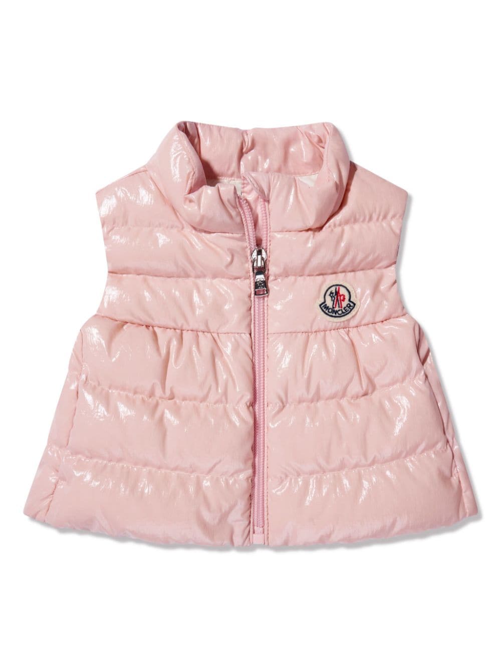 Moncler Enfant Glanzende bodywarmer - Roze