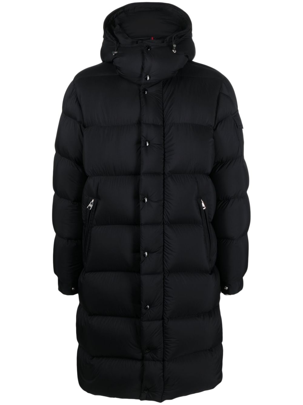 Moncler Jas met logopatch - Zwart