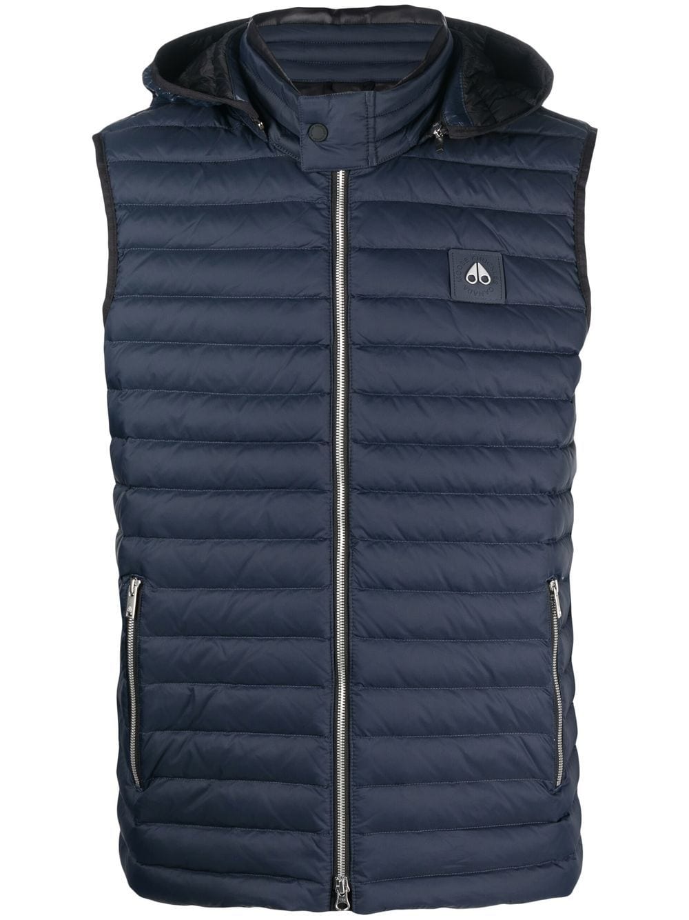 Moose Knuckles Bodywarmer met capuchon - Blauw