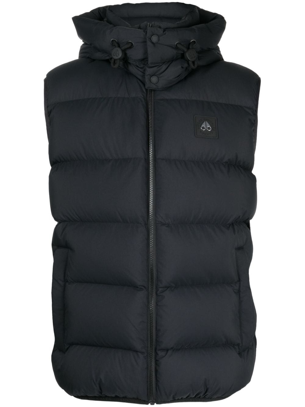 Moose Knuckles Bodywarmer met capuchon - Zwart