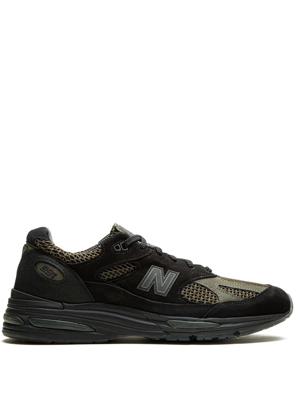 New Balance 991v2 "Stone Island - Black Grey" sneakers - Zwart