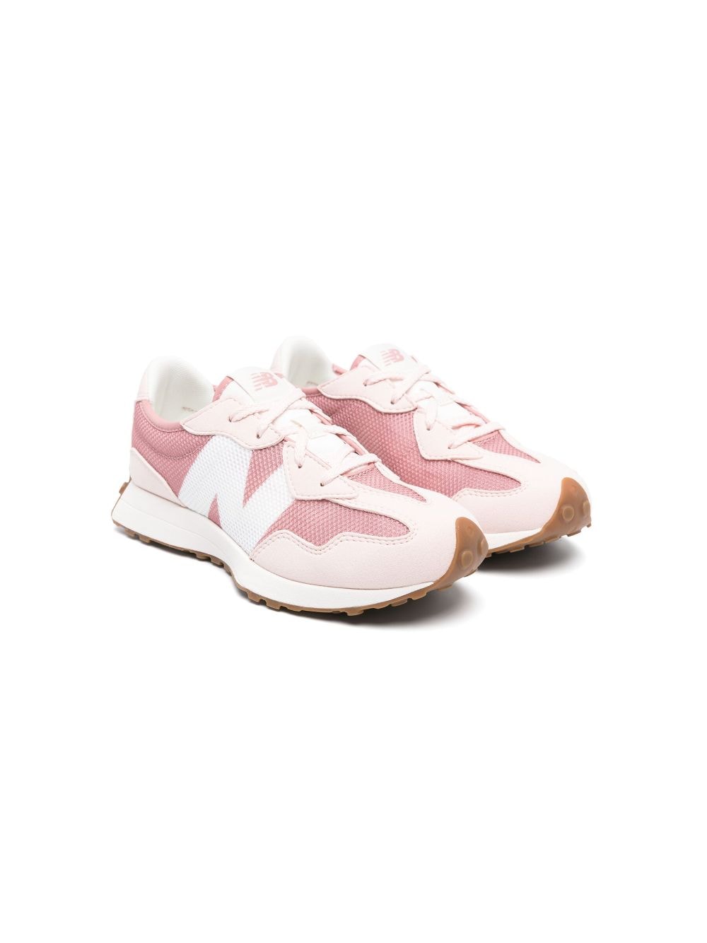 New Balance Kids 327 sneakers met logo - Roze