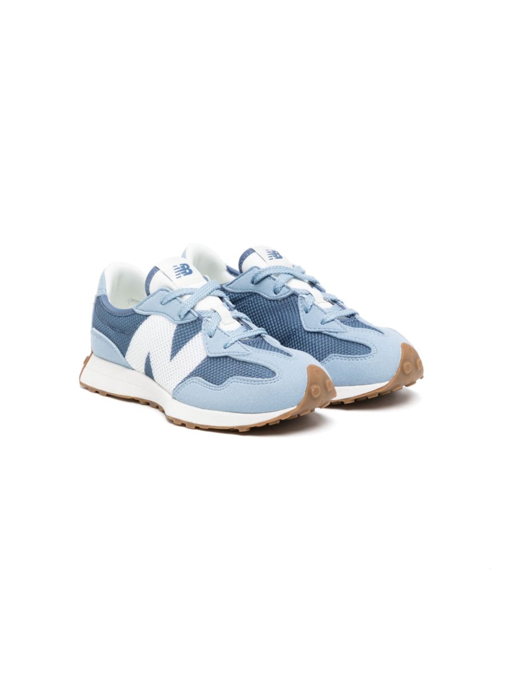 New Balance Kids 327 sneakers met vlakken - Blauw