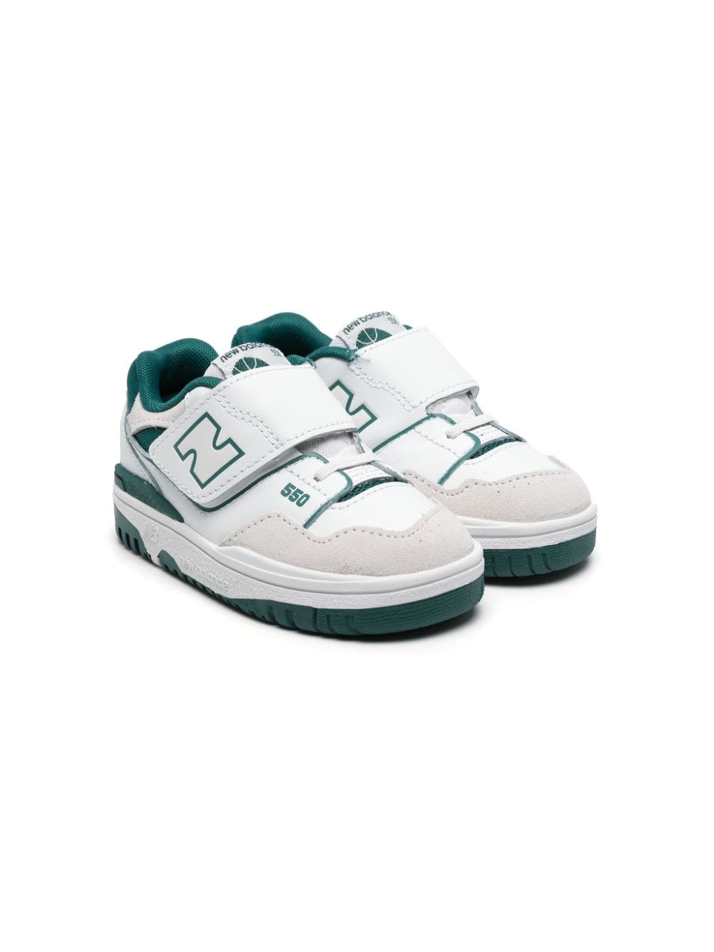 New Balance Kids 550 sneakers met klittenband - Wit