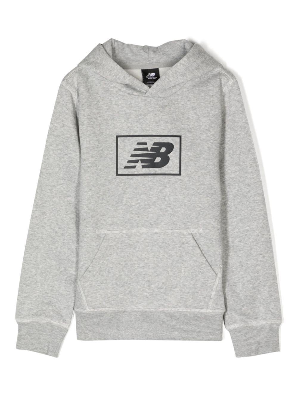 New Balance Kids Hoodie met logoprint - Grijs