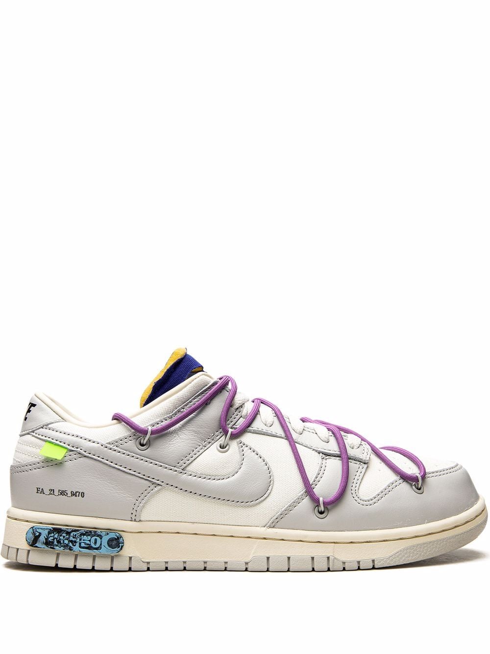 Nike X Off-White x Off-White Dunk Low sneakers - Wit