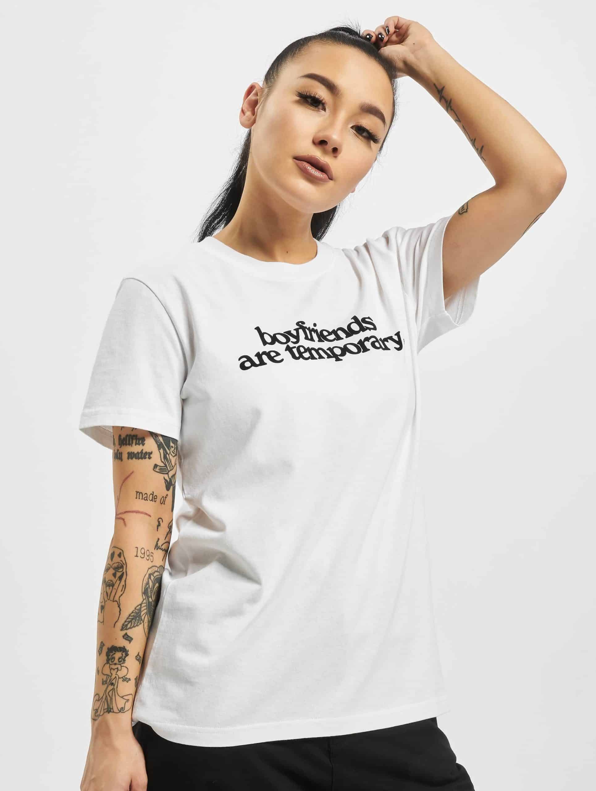 Off-White Boyfriends Casual T-Shirt Vrouwen op kleur wit, Maat M