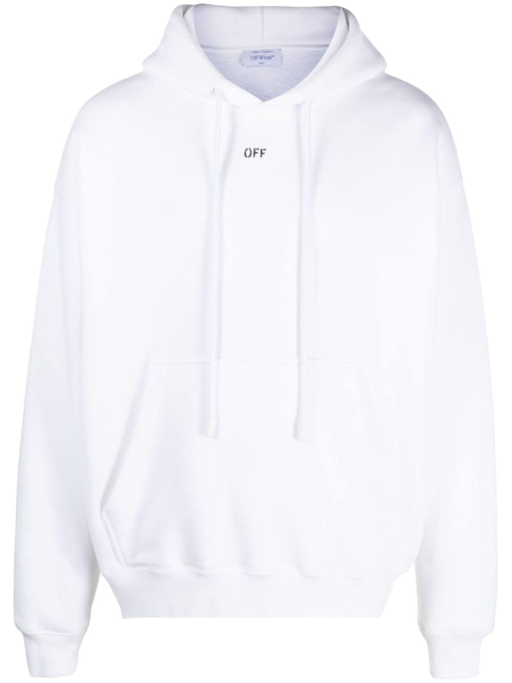 Off-White Hoodie met logoprint - Wit