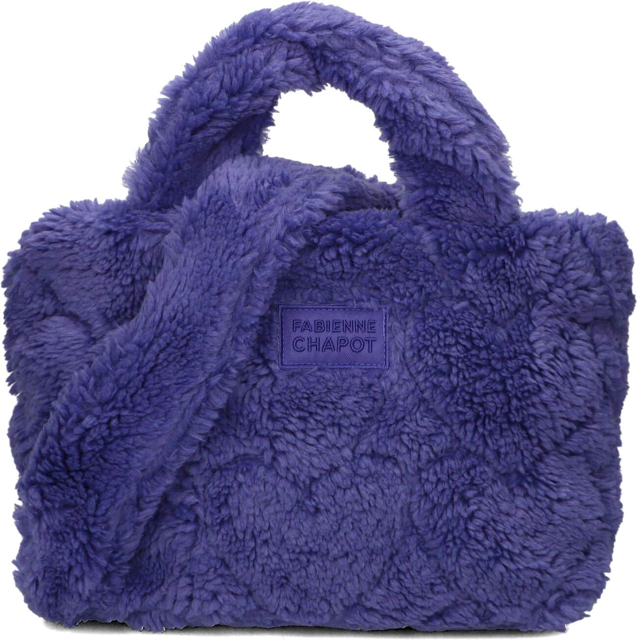 Paarse Fabienne Chapot Handtas Merlin Bag