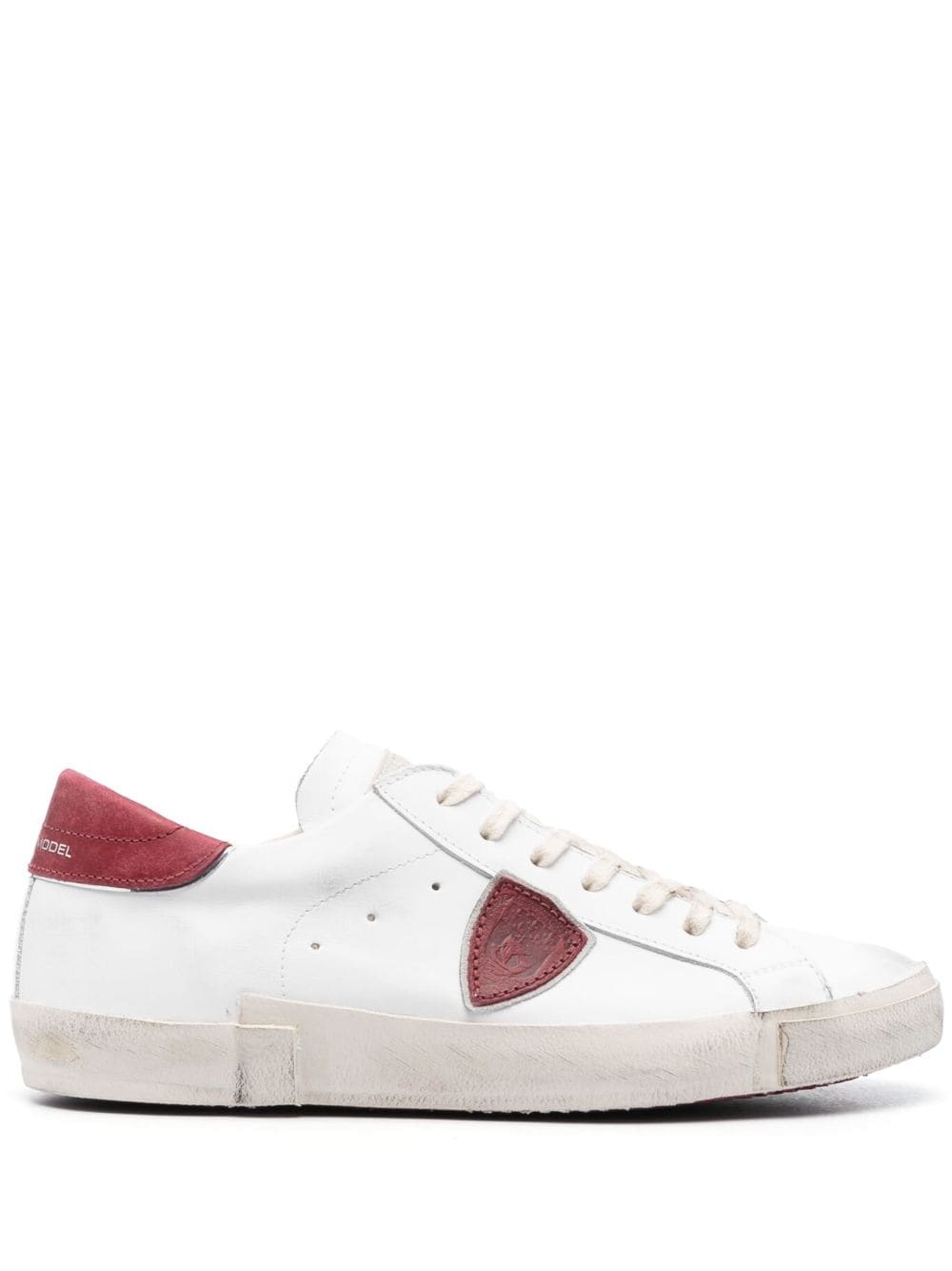 Philippe Model Paris Sneakers met colourblocking - Wit