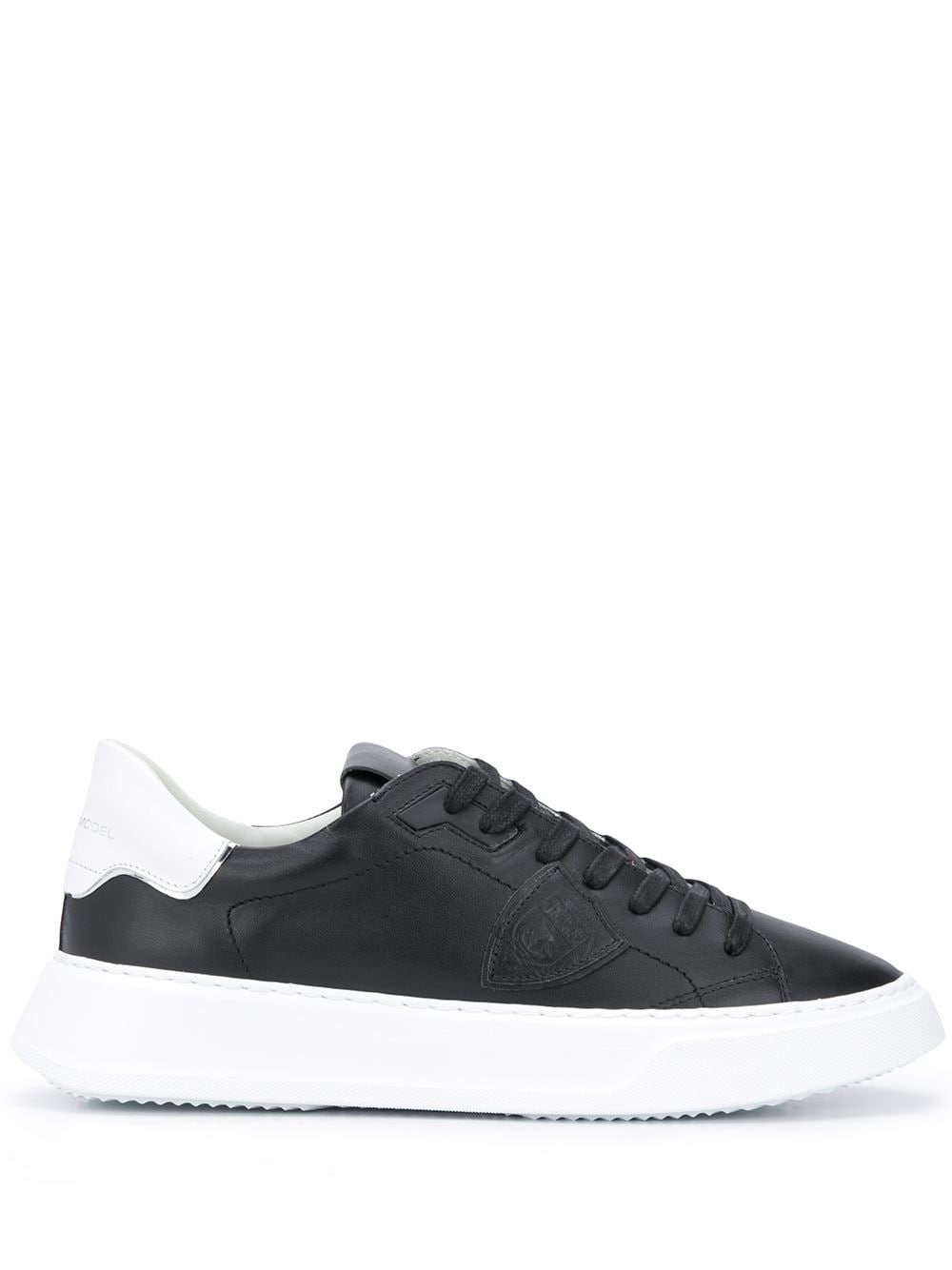 Philippe Model Paris Temple Veau low-top sneakers - Zwart