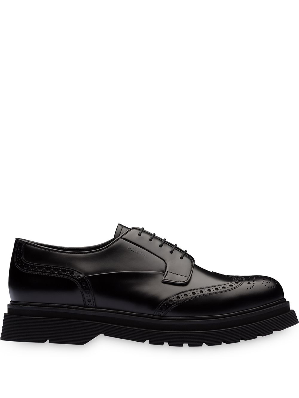 Prada Derby veterschoenen - Zwart