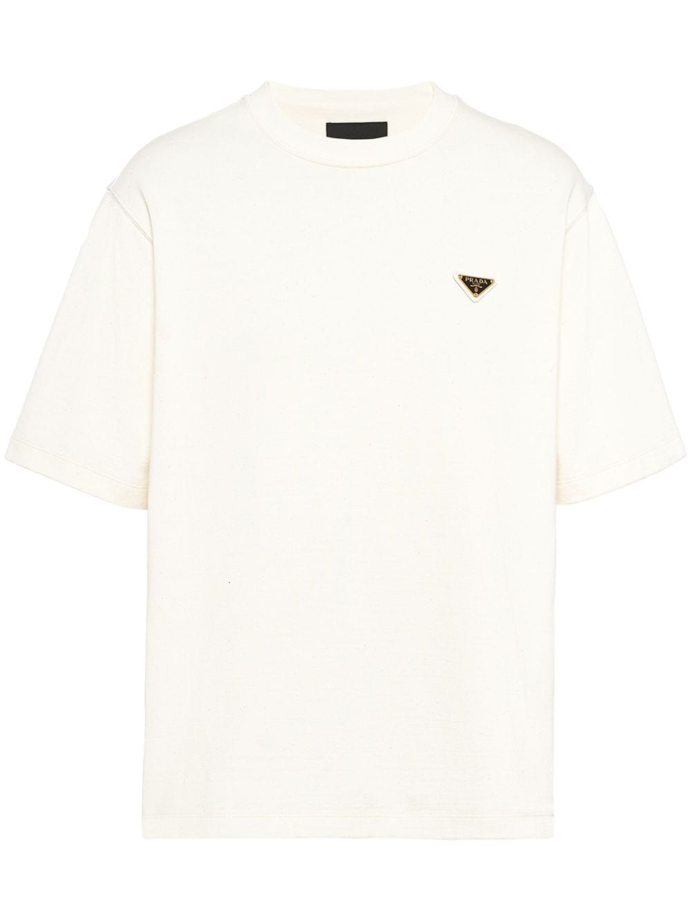 Prada T-shirt met logo - Beige