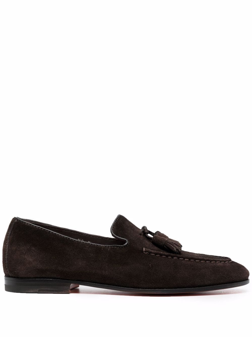 Santoni Loafers met kwastje - Bruin