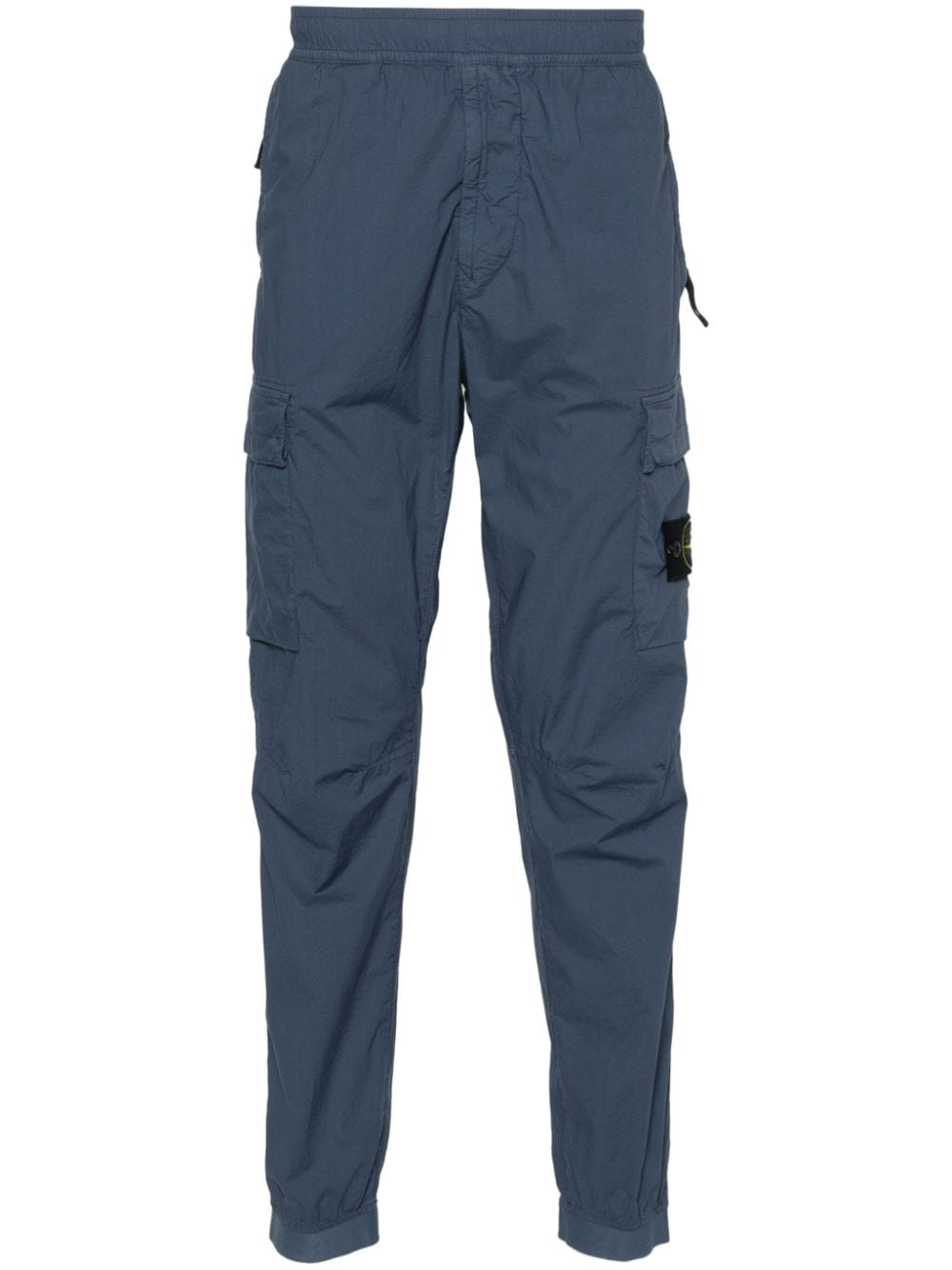 Stone Island Broek met Compass-logopatch - Blauw