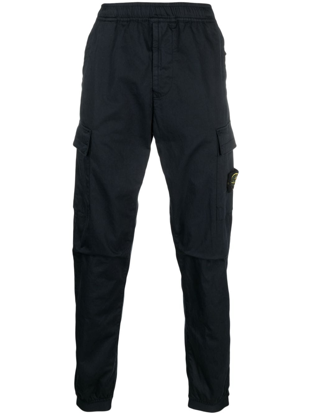 Stone Island Broek met Compass-logopatch - Blauw