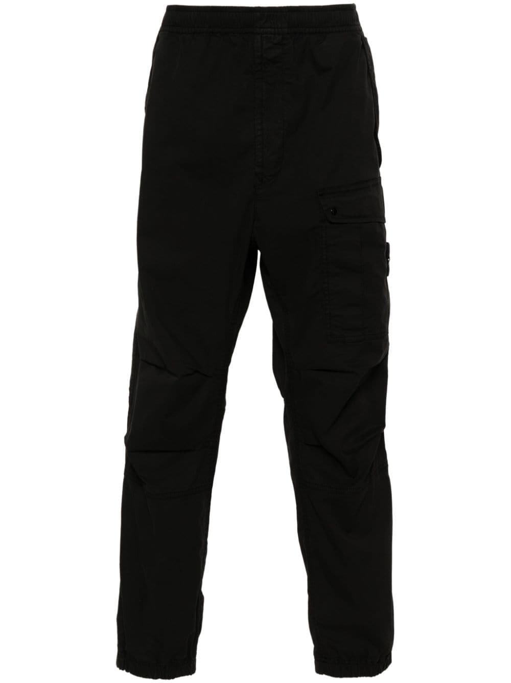 Stone Island Broek met Compass-logopatch - Zwart